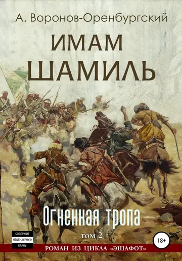 Обложка книги «Имам Шамиль. Том второй. Огненная тропа»
