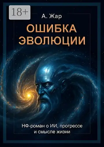 Обложка книги «Ошибка эволюции. НФ-роман о ИИ, прогрессе и смысле жизни»